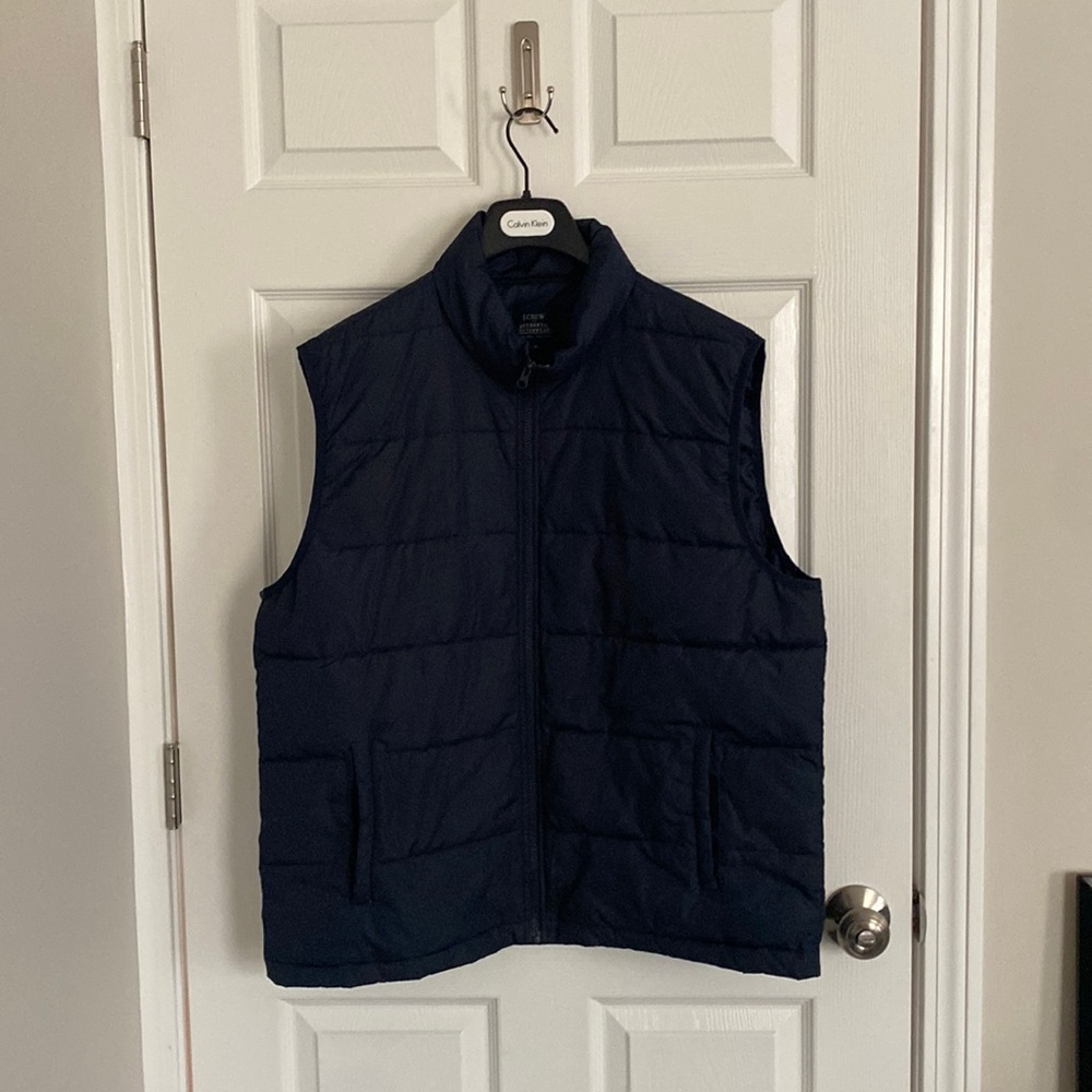 Navy Blue J Crew Vest